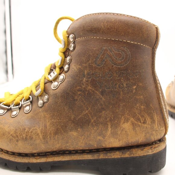 Vintage Asolo Sport Yukon Mountaineering Boots Men\'s Size US 7.5 N Brown Leather main image 8